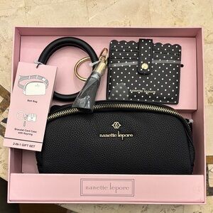 Nanette Lepore Belt Bag and Bracelet Card Case Set